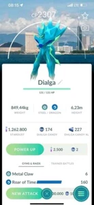 Shiny Dialga Origin (Fukuoka Background) ( Time Of Roar) Pokemon Trade Go - Bild 1 von 2