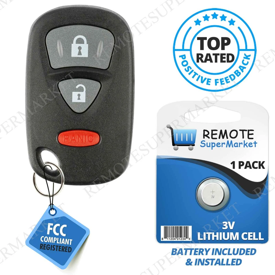 Replacement for OUCG8D-246S-A 2004 2005 2006 Suzuki XL7 Remote Car Keyless Fob Foto 1 de 1