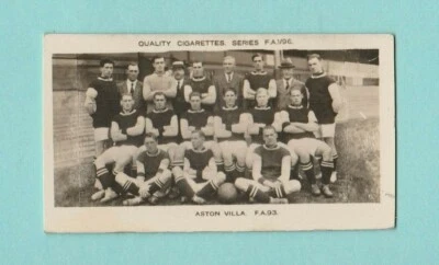 FOOTBALL - PATTREIOUEX - FOOTBALLER - FA 93 -  TEAM -  ASTON  VILLA  - 1922 - Image 1 of 2