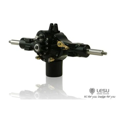 LESU Metal Rear Through Axle Differential for 1/16 RC Model Tractor Truck Parts - Image 1 of 4