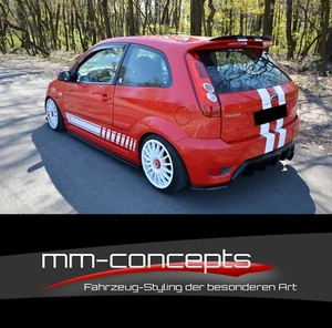 CUP Seitenschweller Ansätze SCHWARZ für Ford Fiesta ST MK6 Schweller Side Flaps - Bild 1 von 9