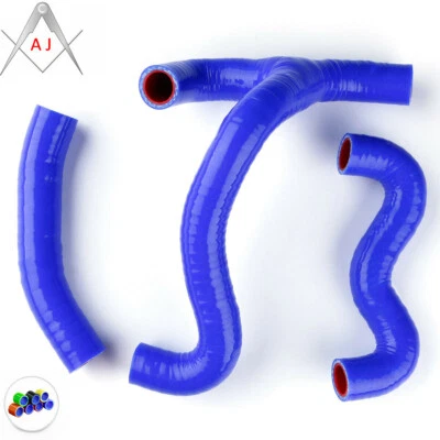 Manguera de refrigerante de radiador de silicona azul para KTM 50 SX / SX Mini / SXS 2012-2017 Foto 1 de 3