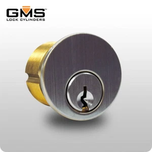 GMS M100 - 1" Mortise Lock Cylinder SC1 Schlage Keyway With 2 Keys - Picture 1 of 5