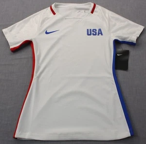 Nike Team USA Damen Heim weiß 2016 Olympia Fußball Trikot Dri-Fit Shirt neu mit Etikett XS - Bild 1 von 5