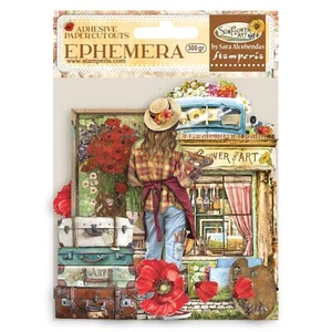 Stamperia Sunflower Art Elements & Poppies Ephemera Embellishments Die Cuts - Bild 1 von 2