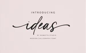 Ideas Font,Digital items,Instant Download - Picture 1 of 4