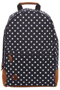 Zaino Donna Mi-Pac Backpack MAXWELL All Stars Navy Blue Rucksack Mochila MiPac - Imagen 1 de 2