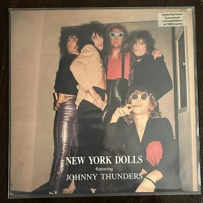 NEW YORK DOLLS ft. JOHNNY THUNDERS 'Looking For A Kiss' 12" White vinyl LIMITED - Image 1 of 4