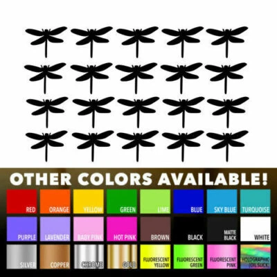 20 Pegatinas Libélula para Boda Calcomanía Tema Hada Fiesta Favor Pared Habitación Decoración Foto 1 de 4