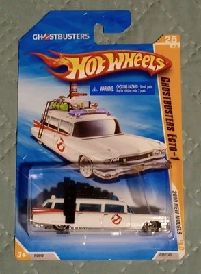 2010 HOT WHEELS NEW MODELS GHOSTBUSTERS Ecto-1 CAR 25/44 GREAT CONDITION !!!  - Image 1 of 4