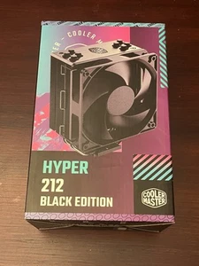 -Neuf- Ventilateur de refroidissement par air Cooler Master Hyper 212 édition noire RGB 120mm CPU - Photo 1/6