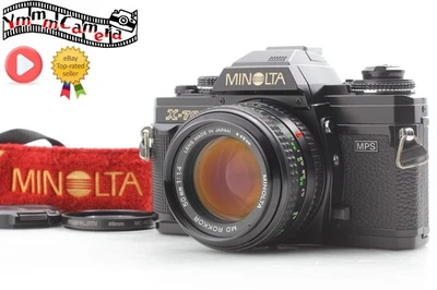[Near MINT] Minolta X-700 Black 35mm  Film Camera MD Rokkor 50mm F1.4 From JAPAN - Image 1 of 4