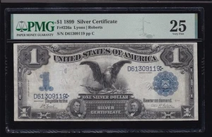 US 1899 $1 Silver Certificate Lyons/Roberts FR 226a PMG 25 VF (119) - Picture 1 of 2