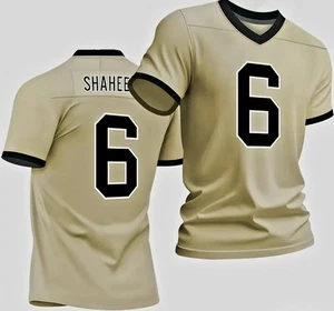 2025 NEW Stitched Rashid Shaheed #6 Gold Custom Jersey XXL- NEW ORLEANS SAINTS - Picture 1 of 4