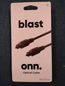 Optical Cable 4 FT. For Sound Bars TVs Gaming Systems Brand New Sealed - Picture 1 of 2