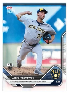 Jacob Misiorowski 2025 MLB Topps NOW #327 11 No Hit Innings PRESALE - PR3247 - Picture 1 of 2