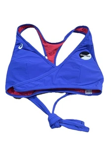 ASICS Women's Keli Reversible Bikini Top Size XS Purple/red - Picture 1 of 10