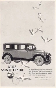 1925 Wills Saint Claire: Myron Perley Vintage Print Ad - Picture 1 of 1