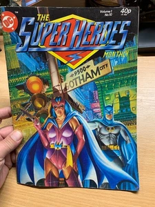 DC COMICS THE SUPER HEROES MONTHLY 1981 VOL 1 #10 UK LARGE COMIC VFN (P2) - Picture 1 of 12