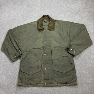 CC Filson Jacket Adult Small Green Style 460N Tin Cloth Wax USA Outdoors Men* - Picture 1 of 14