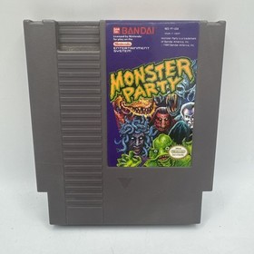 Monster Party - 1989 NES Nintendo Game Only - TESTED & WORKS