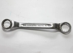 INDESTRO No. 933 5/8" x 11/16" 12 Point Short Deep Offset Double Box Wrench USA - Picture 1 of 9