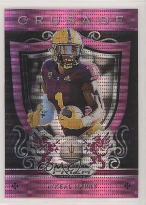2019 Panini Prizm Draft Crusade Pink Pulsar Prizm N'Keal Harry #8 Rookie RC - Image 1 of 2
