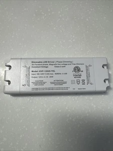 Trasformatore Driver LED Dimmerabile 25W, Alimentatore 120V AC a 12V DC, Compatibile... - Foto 1 di 4