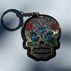 Calavera, Llavero Día de Muertos - Imagen 1 de 1