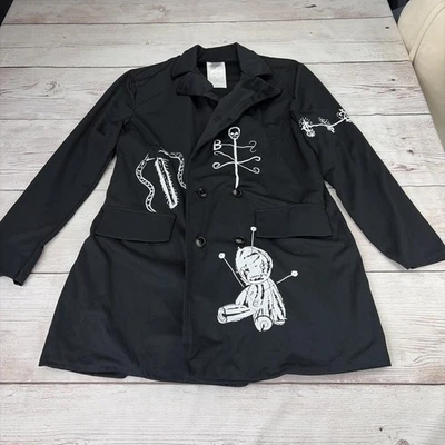 Espíritu Halloween Gótico Calavera Disfraz Chaleco Abrigo Adulto Negro Mediano Envío Gratis Foto 1 de 4