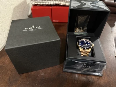 Reloj automático Edox SkyDiver 42 mm para hombre 80112-37RNM -BUI  Foto 1 de 4