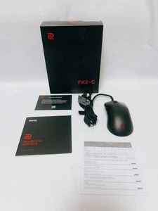 BenQ Zowie FK2-C Left-Right Symmetrical Gaming Mouse for Esports Used Tested - Picture 1 of 5