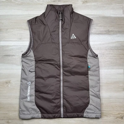 Жилет активный на молнии Nike ACG Therma-FIT ADV - коричневый - DQ5777-004 взрослый размер XS - Изображение 1 из 4