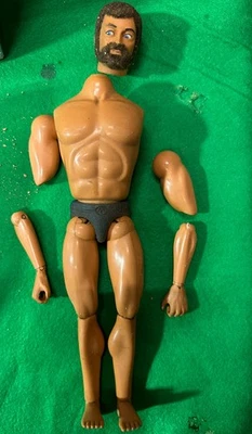 Hasbro GI JOE MUSCLE BODY 1975 Kung Fu Grip Adventure Team Eagle Eye Commander Foto 1 de 4