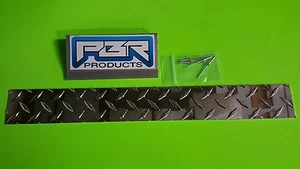 Club Car DS Golf Cart  Diamond Plate Name Cover front deluxe wow POLISHED ALUM.  - Picture 1 of 3