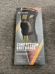 Fit Geno Adjustable Compression Knee Brace - Size Small - New/ Sealed - Picture 1 of 5