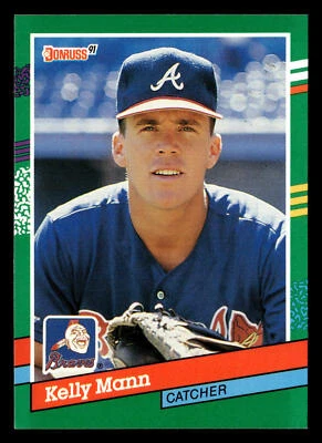 Kelly Mann 1991 Donruss #736b Atlanta Braves BASEBALL - BUY3GET1FREE - Image 1 of 2