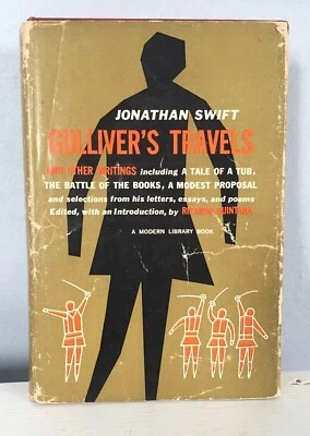 Gulliver’s Travels by Jonathan Swift, Modern Library 1958 Hardback  - Image 1 of 4
