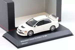 1:43 Kyosho Mitsubishi Lancer Evolution IX MR bianco perla KSR43111W - Foto 1 di 3
