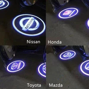 ✨Honda  Nissan Mazda Door Projection  - No Wiring! ABS Housing, Battery Powered - Picture 1 of 15
