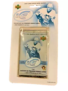 2005-06 UPPER DECK ICE CROSBY OVECHKIN ROOKIE RC HOCKEY 1 HANGER PACK! - Picture 1 of 1