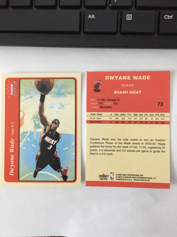 2004 Fleer Tradition DWYANE WADE Cards RED # 216 MINT LOOK!!!!!! - Image 1 of 1