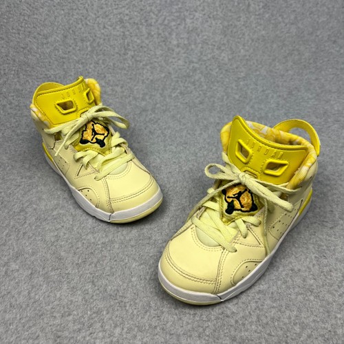 Nike Air Jordan VI (6) PS Retro Dynamic Giallo Taglia 12 C Classiche Estive Floreali