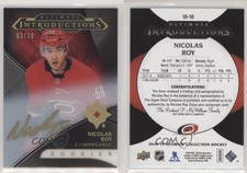 2018 Ultimate Collection Introductions Onyx Black /10 Nicolas Roy Rookie Auto RC