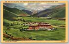 Carte postale Idaho Sun Valley Lodge Challenger Inn village suisse dents de scie montagnes 