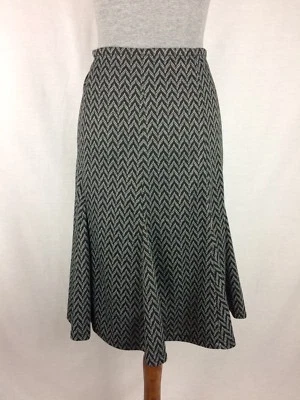 Carole Little Women's Size 12 Skirt High Waist Fit and Flare Black and White - Изображение 1 из 4