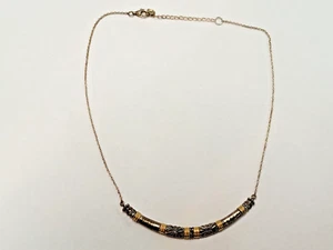 Silpada 925 Sterling Silver Brass Crystal Canyon Dreams Necklace Adjustable - Picture 1 of 13