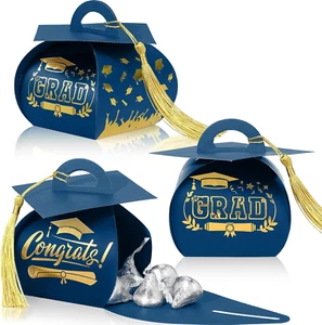 30 Pcs Graduation Cap Gift Box Graduation Party Favors Candy Boxes Treat Box wit - Picture 1 of 12
