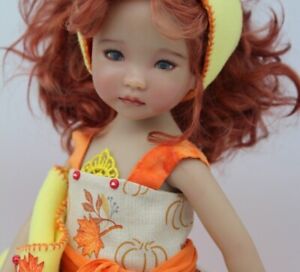 OOAK Leaf Outfit Dianna Effner Little Darling Paola Reina 13" dolls 4pc