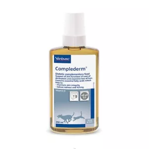 Complederm Dog Cat Skin & Coat Supplement Support Complementary Feed 250ml - Picture 1 of 1